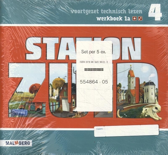 Afbeelding van Station Zuid (set 5 ex) groep 4 Werkboek 1a