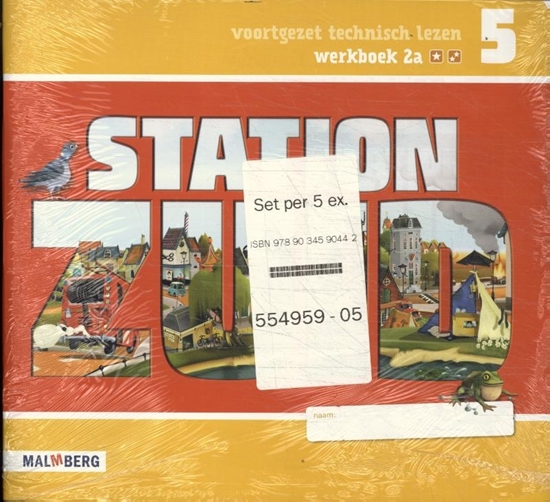 Afbeelding van Station Zuid (set 5 ex) groep 5 Werkboek 2a