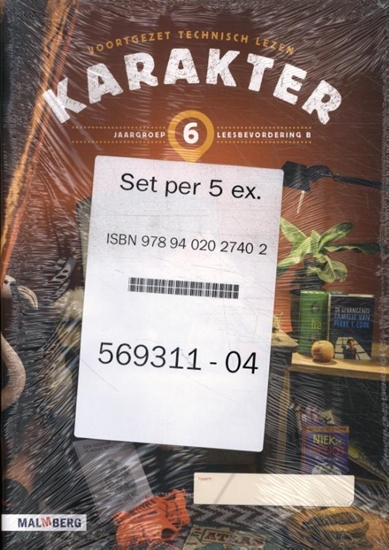 Afbeelding van Karakter (5 ex) groep 6 leesbevordering b