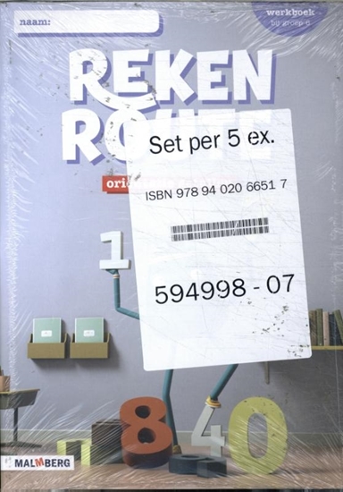 Afbeelding van Rekenroute set 5 ex groep 6 oriëntatie Werkboek