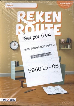 Afbeeldingen van Rekenroute set 5 ex groep 8 Meten en meetkunde Werkboek