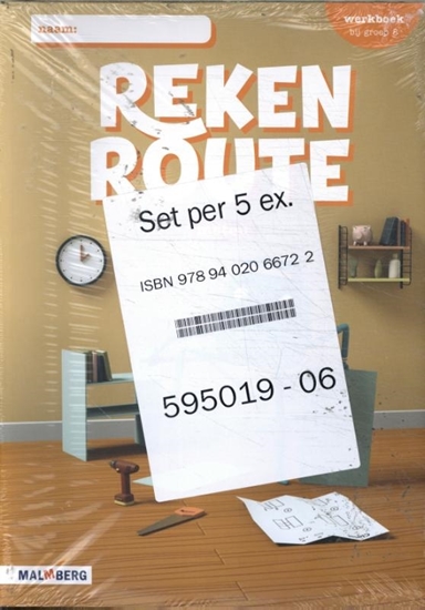 Afbeelding van Rekenroute set 5 ex groep 8 Meten en meetkunde Werkboek