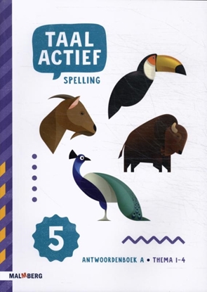 Afbeeldingen van Taal actief spelling groep 5 thema 1-4 Antwoordenboek A