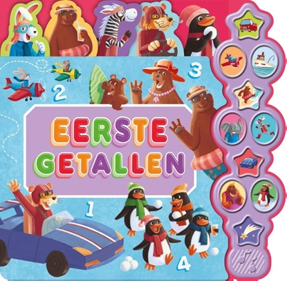 Afbeeldingen van Eerste getallen - Geluidenboek 10 geluiden