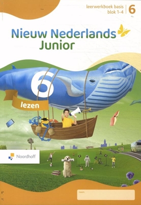 Afbeeldingen van Nieuw Nederlands Junior lezen groep 6 blok 1-4 leerwerkboek basis