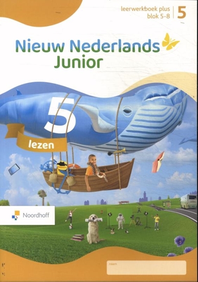 Afbeelding van Nieuw Nederlands Junior Lezen groep 5 blok 5-8 leerwerkboek plus