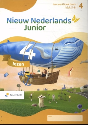 Afbeeldingen van Nieuw Nederlands Junior Lezen groep 4 leerwerkboek basis blok 5-8 release 1.1