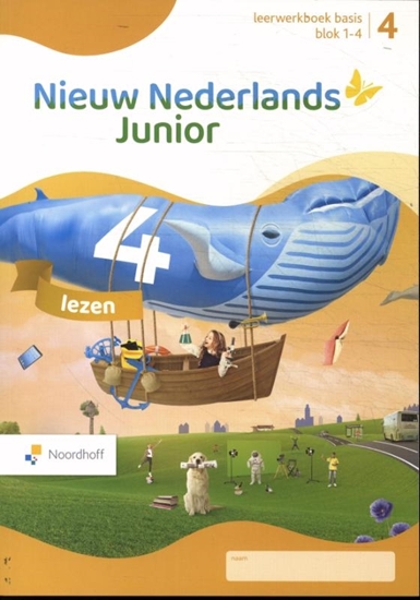 Afbeelding van Nieuw Nederlands Junior Lezen groep 4 blok 1-4 leerwerkboek basis