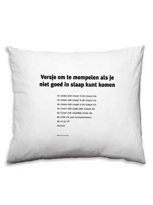 Afbeeldingen van Poezie om te kussen dichter Joke van Leeuwen SL32 kussensloop 32