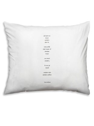 Afbeeldingen van Poezie om te kussen Kussensloop Plint 'Je bent zo' Hans Andreus
