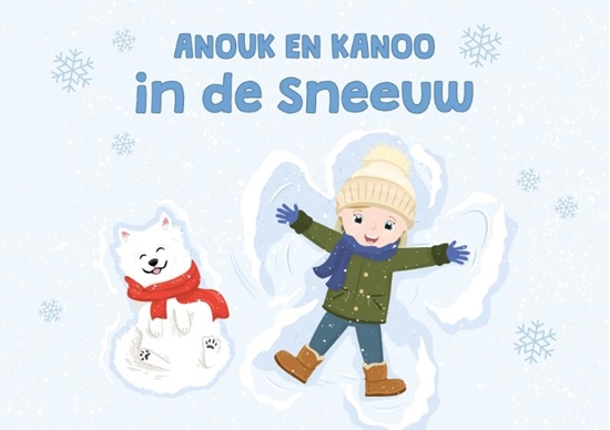 Afbeelding van Anouk en Kanoo in de sneeuw kamishibai vertelplaten
