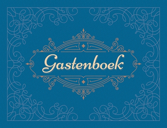 Afbeelding van Gastenboek (blauw)