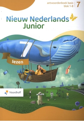 Afbeeldingen van Nieuw Nederlands Junior lezen groep 7 basis blok 1-8 Antwoordenboek