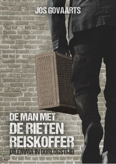 Afbeelding van De man met de rieten reiskoffer