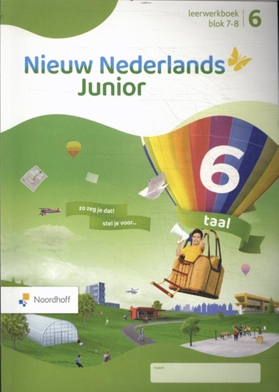 Afbeelding van Nieuw Nederlands Junior groep 6 blok 7-8 Taal Leerwerkboek