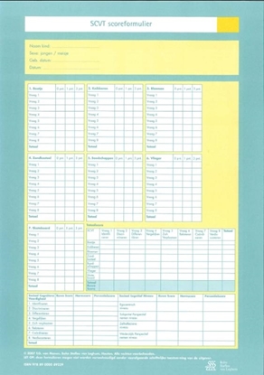 Afbeeldingen van Sociaal Cognitieve Vaardigheden Test (SCVT) - scoreformulieren