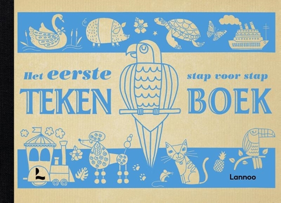 Afbeelding van Het eerste stap voor stap tekenboek