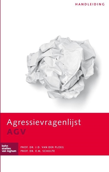 Afbeelding van Agressievragenlijst (AGV) - handleiding