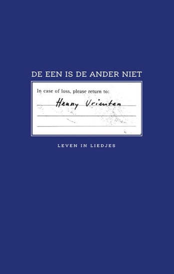 Afbeelding van De een is de ander niet