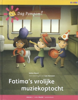 Afbeeldingen van Dag Pompom prentenboek Fatima's vrolijke muziekoptocht