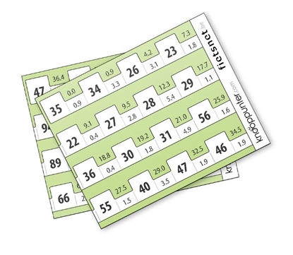 Afbeeldingen van Knooppunter - Set blanco routekaartjes