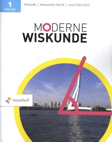 Afbeelding van Moderne Wiskunde 1 vmbo-kgt Antwoordenboek B