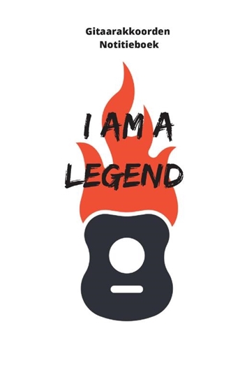 Afbeelding van Gitaarakkoorden notitieboek - I am a legend