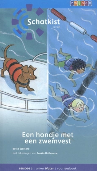 Afbeelding van Schatkist Anker water Een hondje met een zwemvest Periode 3