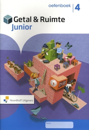 Afbeeldingen van Getal & Ruimte Junior 4 oefenboek
