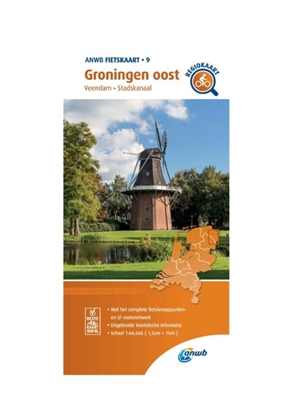 Afbeeldingen van ANWB Fietskaart Fietskaart Groningen oost 1:66.666