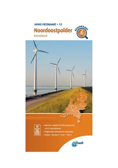 Afbeelding van ANWB Fietskaart Fietskaart Noordoostpolder 1:66.666