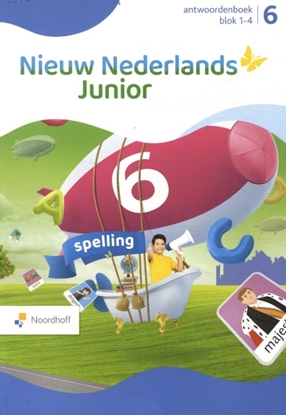 Afbeeldingen van Nieuw Nederlands Junior Spelling groep 6 Blok 1-4 Antwoordenboek