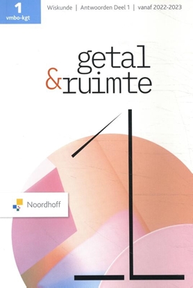 Afbeeldingen van Getal & Ruimte deel 1 vmbo-kgt antwoordenboek