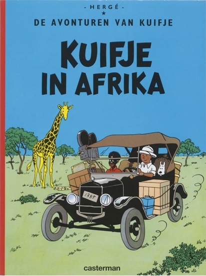 Afbeelding van De avonturen van Kuifje Kuifje in Afrika