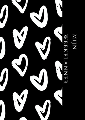 Afbeeldingen van To Do weekplanner hart wit A4 ongedateerd.