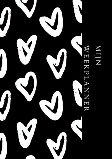 Afbeelding van To Do weekplanner hart wit A4 ongedateerd.