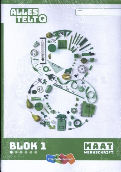 Afbeelding van Alles telt Q Leerwerkschriften maat blok 1 t/m 3 groep 8