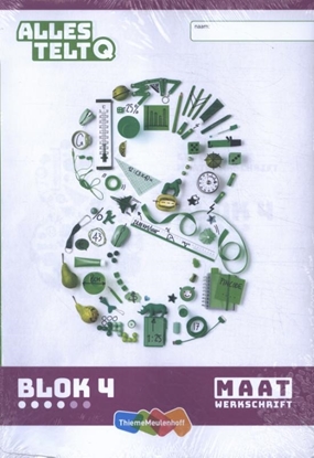 Afbeeldingen van Alles telt Q set maat blok 4 t/m 6 groep 8 Leerwerkschriften