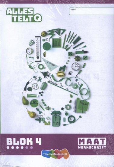 Afbeelding van Alles telt Q set maat blok 4 t/m 6 groep 8 Leerwerkschriften