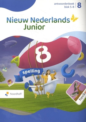 Afbeeldingen van Nieuw Nederlands Junior Spelling Groep 8 Blok 5-8 antwoordenboek