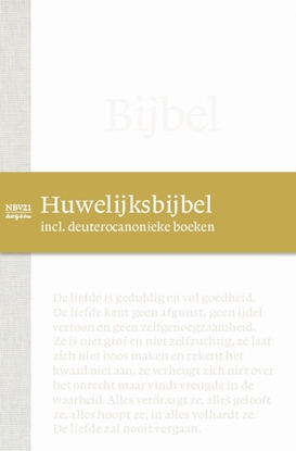 Afbeeldingen van Bijbel NBV21 Huwelijksbijbel met DC