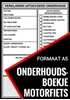 Afbeelding van Onderhoudsboekje Motorfiets - Universeel Reparatie Boek