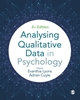 Afbeelding van Analysing Qualitative Data in Psychology