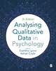 Afbeelding van Analysing Qualitative Data in Psychology