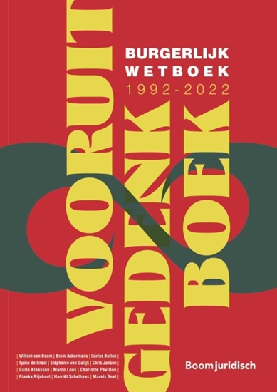 Afbeelding van Vooruitgedenkboek Burgerlijk Wetboek 1992-2022