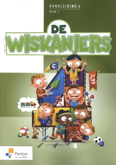 Afbeelding van De Wiskanjers 4de leerjaar Blok 1 Handleiding
