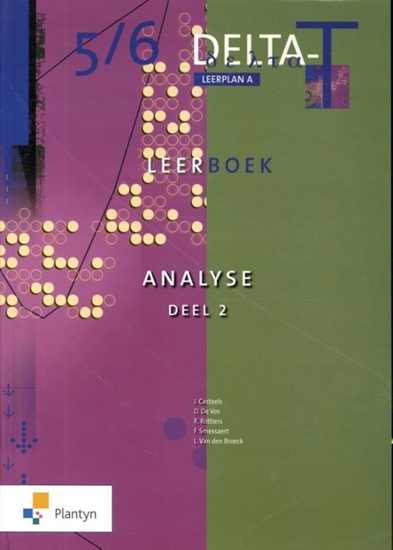 Afbeelding van Delta-t 5/6 Analyse 2 leerplan a Leerboek