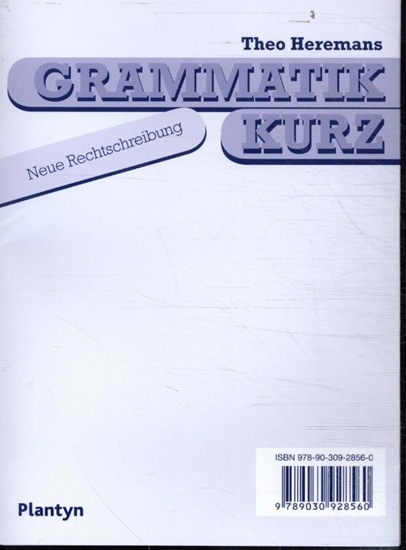 Afbeelding van Grammatik kurz Neue Rechtschreibung