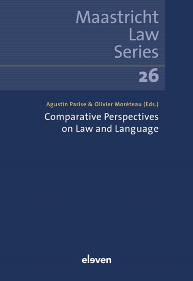 Afbeelding van Maastricht Law Series Comparative Perspectives on Law and Language