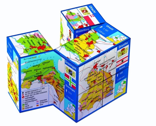 Afbeelding van ZooBooKoo kubusboek Nederland- Provincies